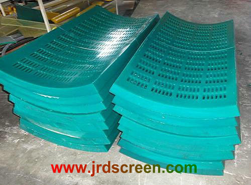 Polyurethane Curved Screen ( PU , Urethane ) Sieve Screening